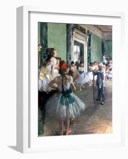 Dance Class, 1874-Edgar Degas-Framed Giclee Print