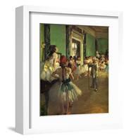 Dance Class-Edgar Degas-Framed Giclee Print