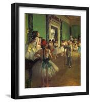 Dance Class-Edgar Degas-Framed Giclee Print