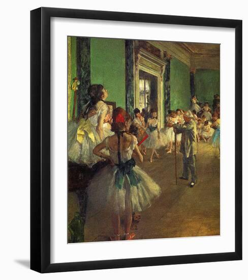 Dance Class-Edgar Degas-Framed Giclee Print