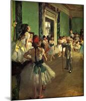 Dance Class-Edgar Degas-Mounted Giclee Print