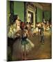 Dance Class-Edgar Degas-Mounted Giclee Print