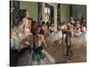 Dance Class-Edgar Degas-Stretched Canvas