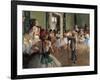 Dance Class-Edgar Degas-Framed Art Print