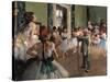 Dance Class-Edgar Degas-Stretched Canvas