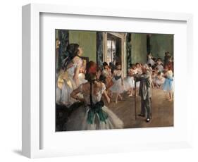 Dance Class-Edgar Degas-Framed Art Print