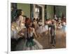 Dance Class-Edgar Degas-Framed Art Print