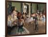 Dance Class-Edgar Degas-Framed Art Print