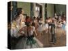 Dance Class-Edgar Degas-Stretched Canvas