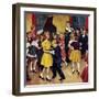 "Dance Cotillion", April 28, 1951-Amos Sewell-Framed Premium Giclee Print