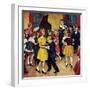 "Dance Cotillion", April 28, 1951-Amos Sewell-Framed Premium Giclee Print