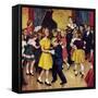 "Dance Cotillion", April 28, 1951-Amos Sewell-Framed Stretched Canvas
