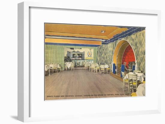 Dance Floor, Tavern on the Green, New York City-null-Framed Art Print