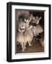 Dance Foyer at Opera (Paris)-Edgar Degas-Framed Art Print