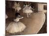 Dance Foyer at Opéra (Paris)-Edgar Degas-Mounted Giclee Print