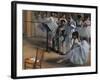 Dance Foyer at the Opera-Edgar Degas-Framed Giclee Print