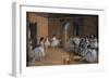 Dance Foyer at the Opera-Edgar Degas-Framed Art Print