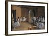 Dance Foyer at the Opera-Edgar Degas-Framed Art Print