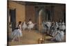 Dance Foyer at the Opera-Edgar Degas-Mounted Art Print