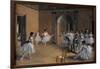 Dance Foyer at the Opera-Edgar Degas-Framed Art Print