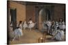 Dance Foyer at the Opera-Edgar Degas-Stretched Canvas