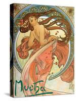 Dance (From the Series the Art), 1898-Alphonse Mucha-Stretched Canvas