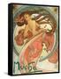 Dance (From the Series the Art), 1898-Alphonse Mucha-Framed Stretched Canvas