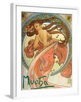 Dance (From the Series the Art), 1898-Alphonse Mucha-Framed Giclee Print