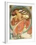 Dance (From the Series the Art), 1898-Alphonse Mucha-Framed Giclee Print