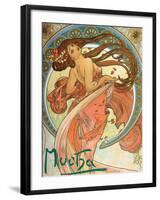 Dance (From the Series the Art), 1898-Alphonse Mucha-Framed Giclee Print