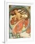 Dance (From the Series the Art), 1898-Alphonse Mucha-Framed Giclee Print