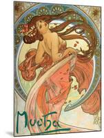 Dance (From the Series the Art), 1898-Alphonse Mucha-Mounted Giclee Print