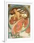 Dance (From the Series the Art), 1898-Alphonse Mucha-Framed Giclee Print