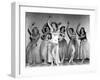 Dance, Girl, Dance, Lucille Ball, 1940, Dancing A Hula With The Chorus Girls-null-Framed Photo