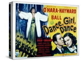 Dance, Girl, Dance, Lucille Ball, Louis Hayward, Maureen O'Hara, 1940-null-Stretched Canvas
