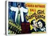 Dance, Girl, Dance, Lucille Ball, Louis Hayward, Maureen O'Hara, 1940-null-Stretched Canvas