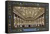 Dance Hall in Courtyard of Palazzo Della Sapienza in Pisa-null-Framed Stretched Canvas