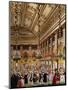 Dance Hall in Courtyard of Palazzo Della Sapienza in Pisa-null-Mounted Giclee Print