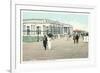 Dance House and Boardwalk, Long Beach, New York-null-Framed Art Print