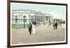 Dance House and Boardwalk, Long Beach, New York-null-Framed Art Print