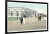 Dance House and Boardwalk, Long Beach, New York-null-Framed Art Print