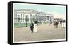 Dance House and Boardwalk, Long Beach, New York-null-Framed Stretched Canvas