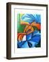 Dance in blue, 2008-Patricia Brintle-Framed Giclee Print