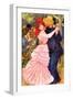 Dance In Bougival (Detail)-Pierre-Auguste Renoir-Framed Art Print