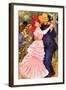 Dance in Bougival (Detail)-Pierre-Auguste Renoir-Framed Art Print