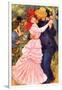 Dance in Bougival (Detail)-Pierre-Auguste Renoir-Framed Art Print