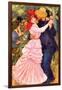 Dance in Bougival (Detail)-Pierre-Auguste Renoir-Framed Art Print