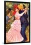 Dance in Bougival (Detail)-Pierre-Auguste Renoir-Framed Art Print