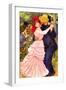 Dance In Bougival (Detail)-Pierre-Auguste Renoir-Framed Art Print