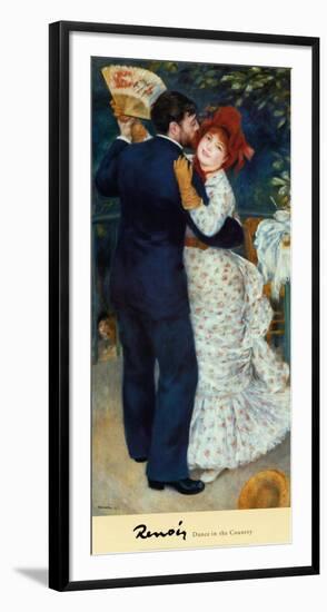 Dance in the Country-Pierre-Auguste Renoir-Framed Art Print